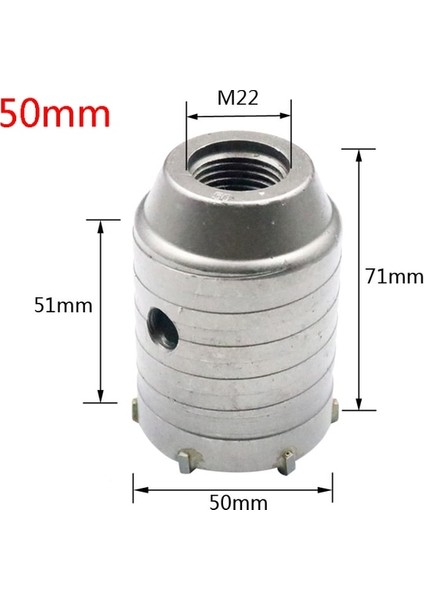 50MM Sds Plus Elektrikli Çekiç Duvar Içi Boş Taş Beton Alaşımlı Delikli Klima Kurulumu Sondaj 30MM-160MM (Yurt Dışından)