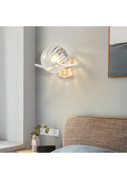 Kapalı Duvar Lambası, Yaratıcı Modern Minimalist Tarzı, 5016 Streaks & Amp; Temizle Işık Cam Abajur (Yurt Dışından) modelleri