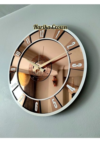 Gerçek Aynalı Dekoratif Duvar Saati (40- 50 Cm) fiyatları