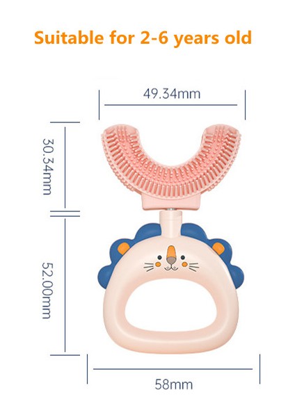 Tobein Love Bebek U Şeklinde Diş Fırçası 2-6 Yaş (Yurt Dışından)