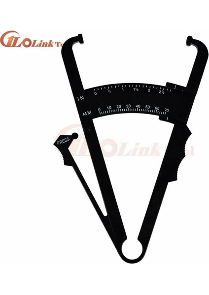 Beyaz 1 Pc Kişisel Vücut Yağ Kaybı Test Cihazı Hesap Makinesi Kaliper Spor Klip Yağ Ölçüm Aracı Ince Grafik Skinfold Test Enstrümanı (Yurt Dışından)