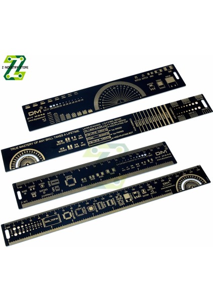 Elektronik Mühendisleri Yapımcıları Için 20CM Pcb Cetveli Fanlar Pcb Referans Cetveli Pcb Ambalajı (Yurt Dışından)