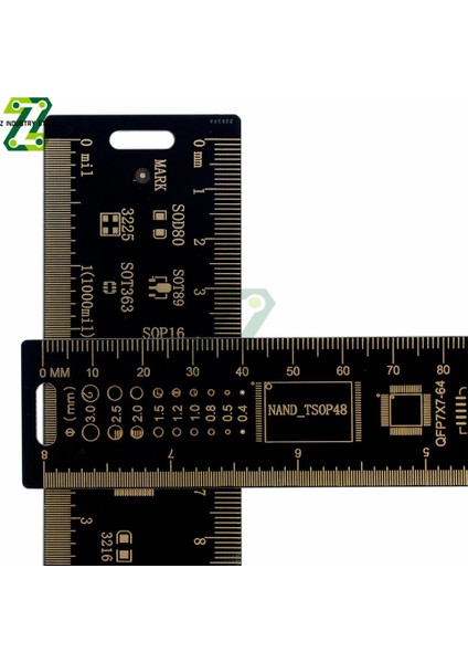 Elektronik Mühendisleri Yapımcıları Için 20CM Pcb Cetveli Fanlar Pcb Referans Cetveli Pcb Ambalajı (Yurt Dışından)
