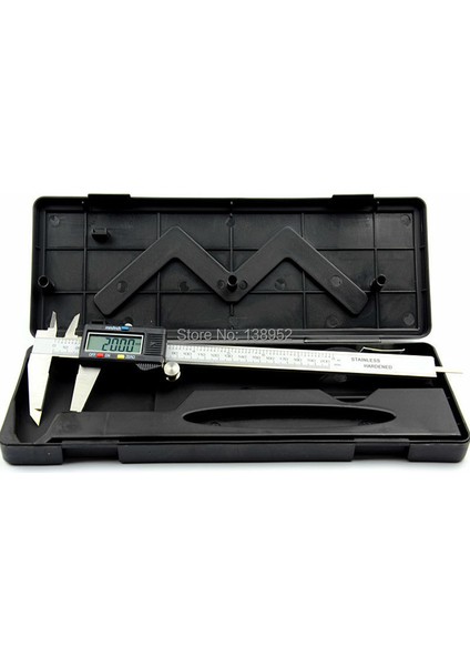 Yüksek Kalite 200MM 8 "dijital Kumpas Sürmeli Kumpas Göstergesi Mikrometer 0-200MM Elektronik Sürmeli Dijital Kumpas + Kara Kutu (Yurt Dışından)
