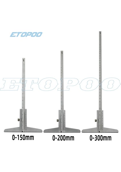 200MM 0-150MM 0-200MM 0-300MM Derinlik Sürmeli Kumpas 0.02MM Çelik Metrik Ölçer Mikrometre 6 Inç 8 Inç 12 Inç Derinlik Ölçme Araçları (Yurt Dışından)