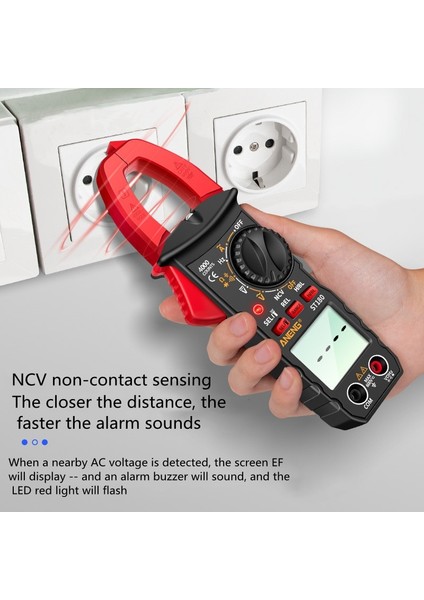 ST180-RED St Dijital Pens Metre Dc/ac Akım 4000/6000 Sayım Multimetre Ampermetre Gerilim Test Cihazı Araba Amp Hz Kapasite Ncv Ohm Testi (Yurt Dışından) indirimleri