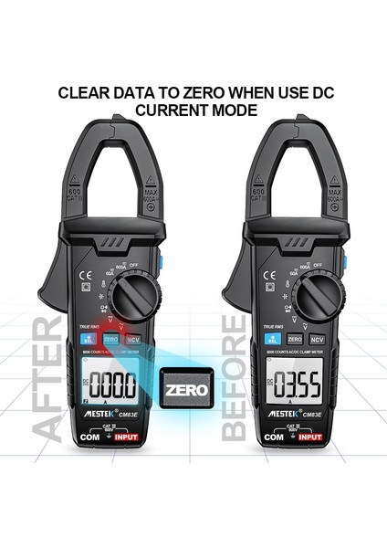 CM83A Mestek Ac Dc Dijital Pens Metre 600A Akım Multimetre Pinza Amperimetrica True Rms Yüksek Hassasiyetli Akım Kelepçesi Amperimetro (Yurt Dışından) fırsatları