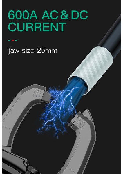 FY215 Ac Dc Gerilim Dijital Multimetre Pens Metre Amperometrik True Rms Kapasite Ncv Ohm Hz Test Cihazı Voltmetre Pense Ampermetre (Yurt Dışından) indirimleri