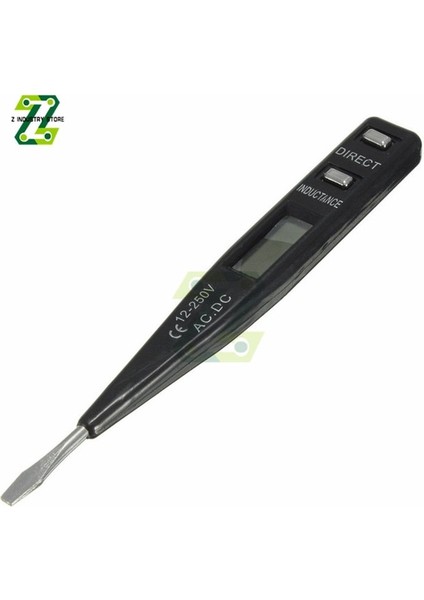 Siyah 12 V-240 V Dc Ac LCD Dijital Gerilim Dedektörleri Soket Duvar Temassız Test Cihazı Kalem Metre Volt (Yurt Dışından)