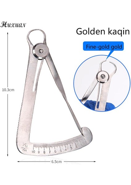 Balmumu Için Diş Ölçer Kaliper Diş Kumpas Metal Balmumu Diş Laboratuvarı Için Paslanmaz Çelik Diş Hekimi Metal Balmumu Kalınlığı Ölçüm Cetvel Aracı (Yurt Dışından) fiyatları