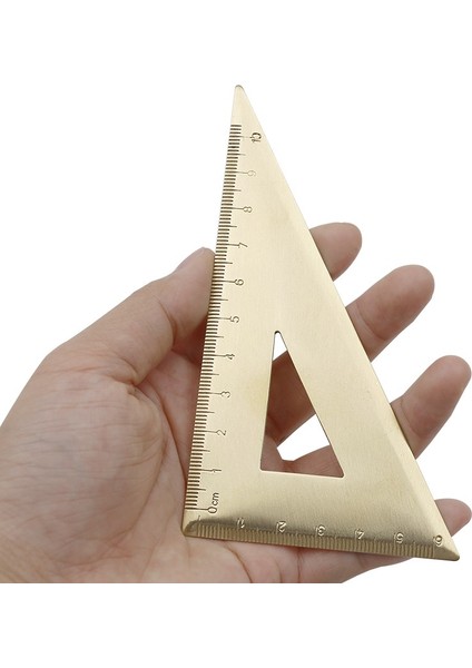 6 Bakır Cetvel Ölçü Ölçüm Aracı Cep 0-180MM Mini Katı Pirinç Sürgülü Gösterge Çift Ölçekli Sürmeli Kumpas Taşınabilir Araç (Yurt Dışından)