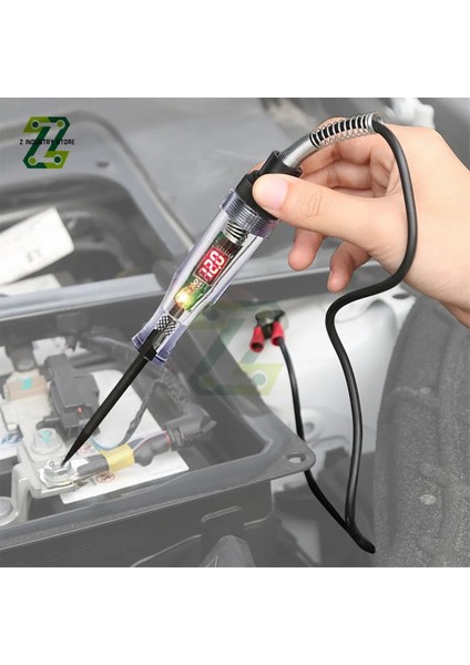 Siyah Çizgi 3-36 V Dc Araba Kamyon Gerilim Devre Test Cihazı Araba Testi Uzun Prob Kalem Ampul Araba Test Polarite Kalem Araçları Tamir Test Kalemi Aracı (Yurt Dışından) indirimleri