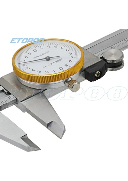 12IN 0.001 Inç 0-150MM/200MM/300MM Paslanmaz Çelik Metal Sürmeli Kumpas Kadranlı Kumpas 0.02MM Darbeye Dayanıklı Mikrometre Ölçer Ölçüm Mikrometr (Yurt Dışından) modelleri