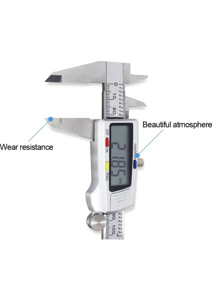 Kutulu Kumpas 150MM 6'' Paslanmaz Çelik Sürmeli Kumpas 0.01MM Dijital Elektronik Kumpas Messschieber Paquimetro Ölçüm Cihazı (Yurt Dışından)