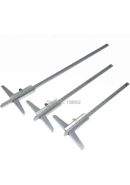 300MM Sıcak 0-150MM 0-200MM 0-300MM Çelik Derinlik Sürmeli Kumpas Ölçer Derinlik Kaliper Ölçer Mikrometre Derinlik Ölçme Aracı (Yurt Dışından)