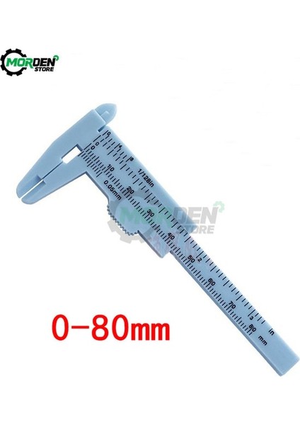 Mavi 80MM 0-150MM 0-80MM 0-100MM Çift Kural Ölçeği Sürmeli Kumpas Ölçme Mini Aracı Cetvel Sürmeli Kumpas Cetvel Aracı Dropship (Yurt Dışından)