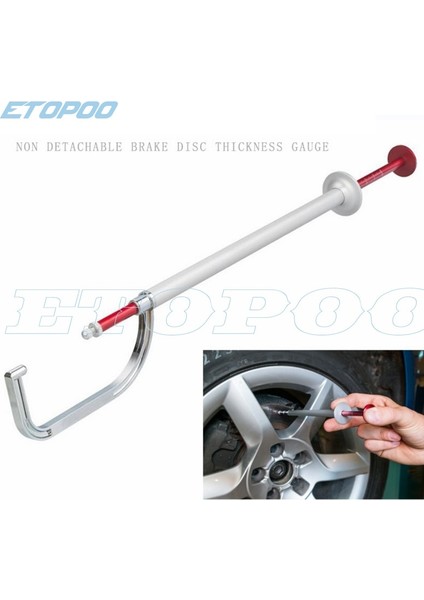 Basit Tip 0-45MM Ölçme Aracı Aşınma Testi Algılama Otomotiv Aksesuar Fren Diski Araçlar Için (Yurt Dışından)