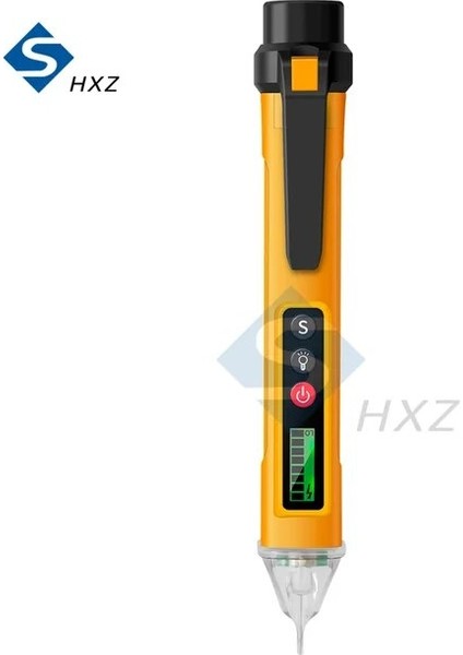 Sarı Aneng VC1010 Temassız LCD Test Cihazı Kalem Dijital Ac/dc Gerilim Akıllı Test Kalemi 12-1000 V Hassasiyet Ayarlanabilir Gerilim Kalem (Yurt Dışından)