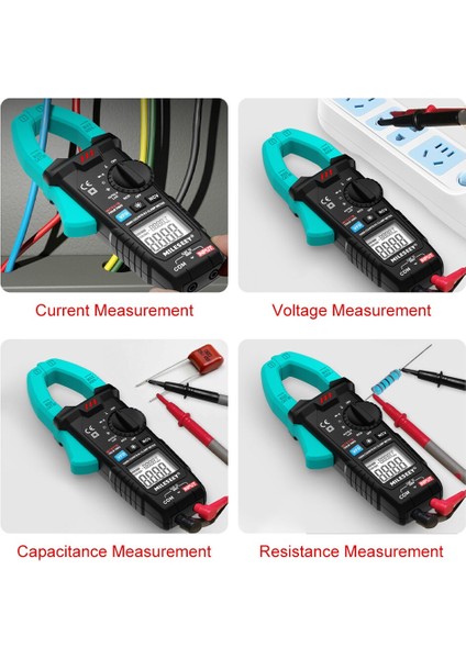 MC631A Mileseey Pens Metre Ac Dc 600A Akım Multimetre True Rms Yüksek Hassasiyetli Akım 10000 Sayım Direnç Test Cihazı (Yurt Dışından)