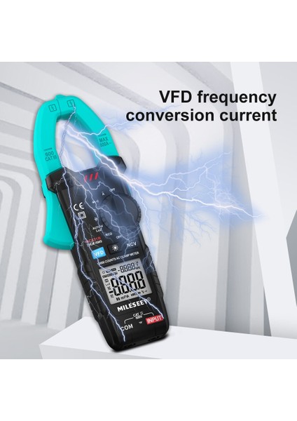 MC631A Mileseey Pens Metre Ac Dc 600A Akım Multimetre True Rms Yüksek Hassasiyetli Akım 10000 Sayım Direnç Test Cihazı (Yurt Dışından)