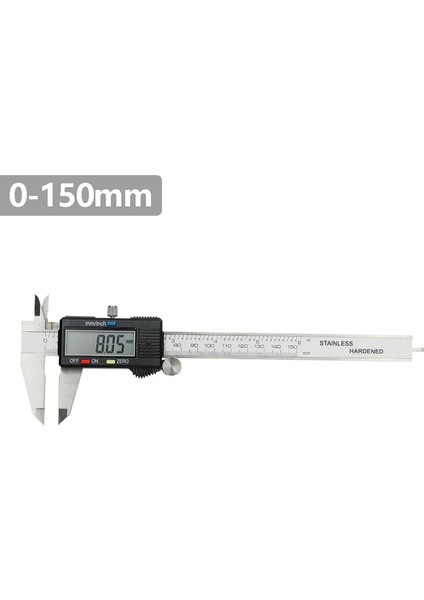 0-150MM Kumpas LCD Dijital Kumpas 0-150MM Doğruluk 0.01MM Ölçüm Aletleri Ölçer Mikrometre Paslanmaz Çelik Sürmeli Kumpas (Yurt Dışından)