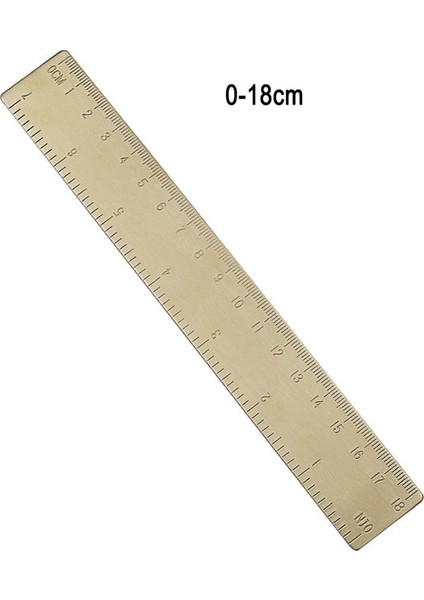 3 Bakır Cetvel Ölçü Ölçüm Aracı Cep 0-180MM Mini Katı Pirinç Sürgülü Gösterge Çift Ölçekli Sürmeli Kumpas Taşınabilir Araç (Yurt Dışından)