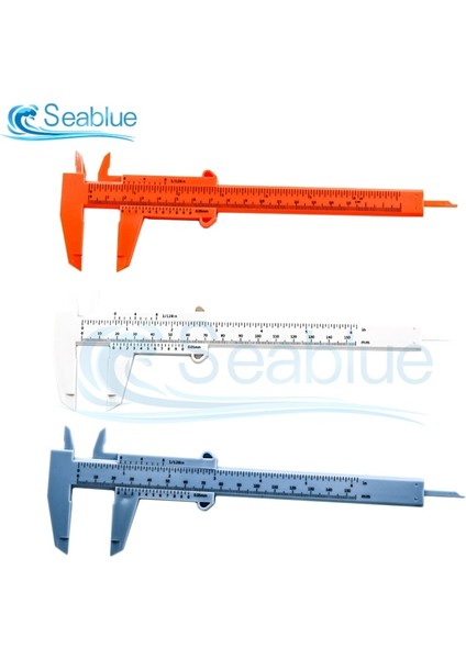 0-150MM Siyah Yüksek Kalite 0-80MM 0-100MM 0-150MM Çift Kural Ölçeği Plastik Sürmeli Kumpas Ölçme Öğrenci Mini Aracı Cetvel Çoklu Renk (Yurt Dışından)