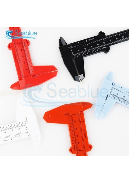 0-150MM Siyah Yüksek Kalite 0-80MM 0-100MM 0-150MM Çift Kural Ölçeği Plastik Sürmeli Kumpas Ölçme Öğrenci Mini Aracı Cetvel Çoklu Renk (Yurt Dışından)