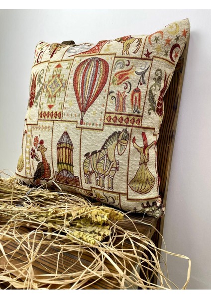Desenli Kilim Dokuma Kırlent modelleri