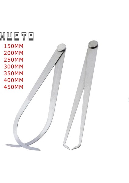 300MM 2 Adet Kaliperler 150-450MM Metal Kumpas Firma Ortak Iç ve Dış Kaliper Paslanmaz Çelik Makinist Oyma Ölçüm Aracı (Yurt Dışından) fiyatları