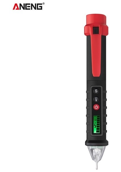 Siyah Aneng VC1010 Dijital Gerilim Dedektörleri 12-1000V Volt Akım Elektrik Test Kalemi Ac/dc Temassız Kalem Test Cihazı Ölçer 2020 Yeni (Yurt Dışından)