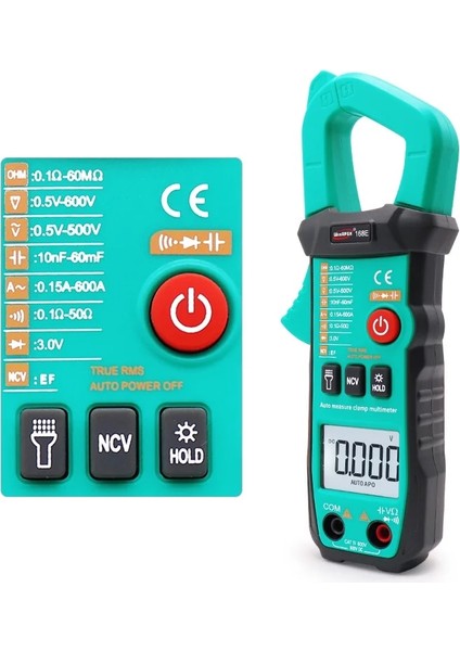 168CAC True Rms Dijital Pens Metre 168C/D/E Dc Ac Akım Gerilim Amper Ncv Ohm Test Cihazı Ampermetre Kapasitör Multimetre Elektrikçi Aracı (Yurt Dışından) fırsatları