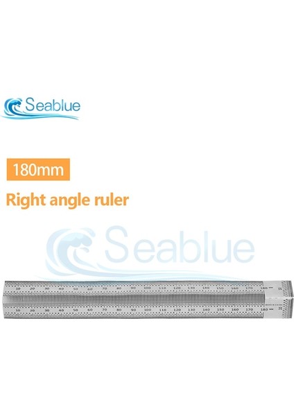 180MM Cetvel 400MM Yüksek Hassasiyetli Ölçekli Cetvel T Tipi Delik Cetvel Paslanmaz Ağaç Işleme Kazıma Işareti Çizgi Ölçer Marangoz Ölçme Aracı (Yurt Dışından)