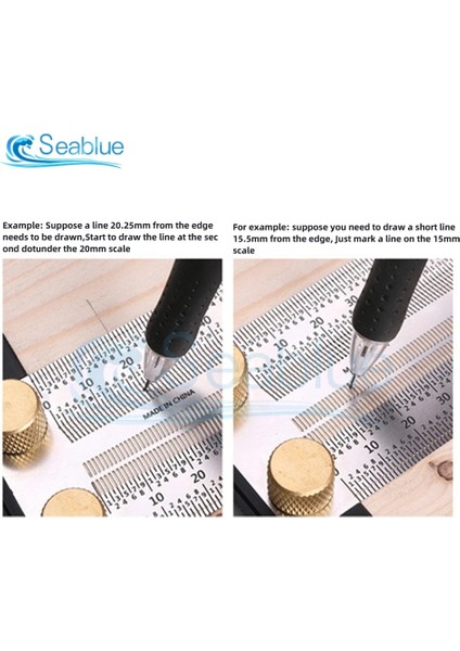 180MM Cetvel 400MM Yüksek Hassasiyetli Ölçekli Cetvel T Tipi Delik Cetvel Paslanmaz Ağaç Işleme Kazıma Işareti Çizgi Ölçer Marangoz Ölçme Aracı (Yurt Dışından) fırsatları