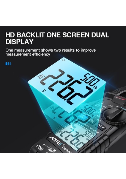 CM83A True Rms Dijital Pens Metre Dc/ac Akım 6000/10000 Sayım Multimetre Ampermetre Gerilim Test Cihazı Amp Hz Kapasite Ncv Ohm Testi (Yurt Dışından)