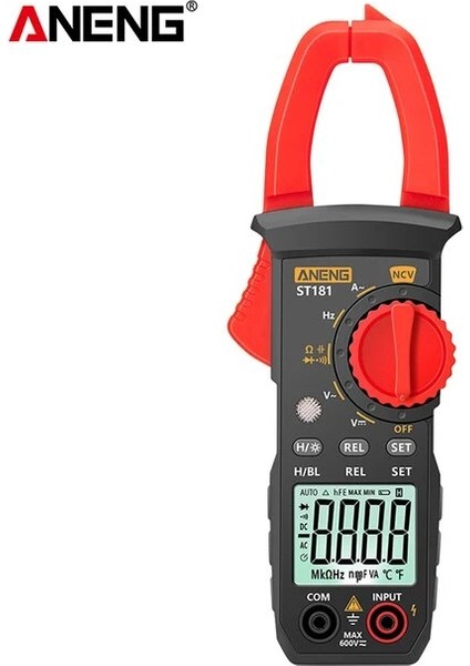 1 Takım Aneng Dijital Pens Metre ST181 Dc/ac Akım 4000 Sayım Multimetre Ampermetre Gerilim Test Cihazı Araba Amp Hz Kapasite Ohm Ncv Testi (Yurt Dışından)