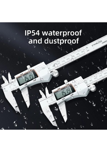 IP54 Kumpas Dijital Pakometre Metal Kumpas Profesyonel Sürmeli Kalibre Ölçme Aletleri Ağaç Işleme Kalın (Yurt Dışından) fırsatları