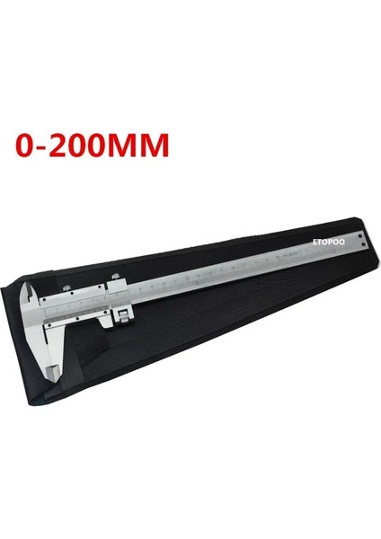 0200MM 200MM/8 Inç 150MM/6 Inç 100MM/4 Inç Sürmeli Kumpas Mikrometre Kalınlık Ölçer Kaymak Kumpas Ölçme Aracı (Yurt Dışından)