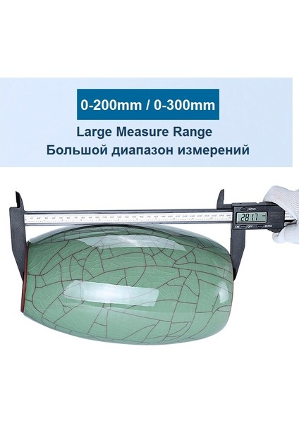 0-200MM Dijital Sürmeli Kumpas 0-300/200MM Geniş Ölçü Aralığı Plastik Kumpas Uzun Ölçüm Çenesi Dış Iç Çap Adım Ölçümü (Yurt Dışından) modelleri
