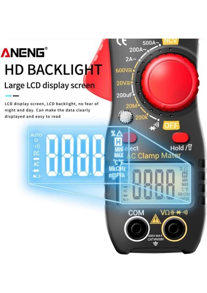 ST170 ST170 LED Dijital Multimetre Pens Metre Dc/ac Akım Ampermetre Gerilim Test Cihazı Diyot Akım Kapasitesi Ncv Ohm Testi (Yurt Dışından) modelleri