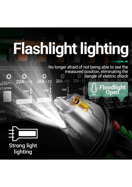 Siyah Aneng VC1019 Gerilim Test Cihazı Kalem Intelligente Ses Yayını 12 V-1000 V Kızılötesi Sensör Konumlandırma Gerilim Elektrische Kalem (Yurt Dışından) indirimleri
