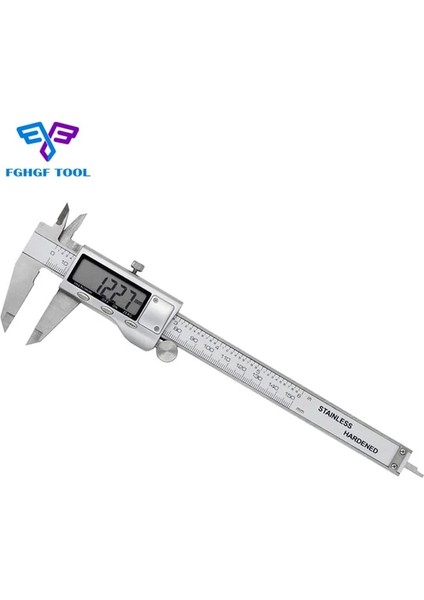 Gümüş Fghgf 0-6 Inç Takım Kumpas Pakimetre Paslanmaz Çelik Elektronik Dijital Kumpaslar Hassas Metrik Konuşma Pakometre (Yurt Dışından)