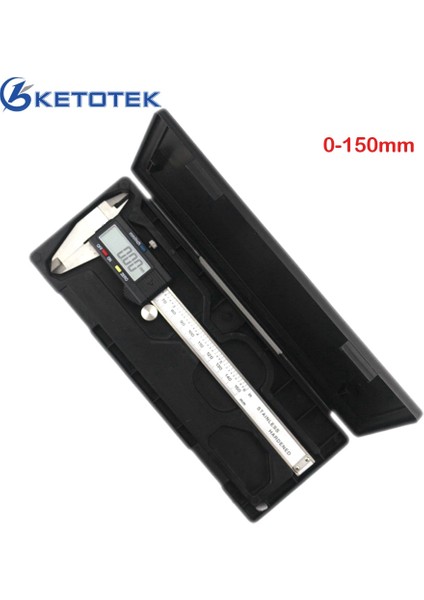 Model 1 Kutu ile Ölçme Aracı Paslanmaz Çelik Kumpas 0-150MM 200MM 300MM Dijital Sürmeli Kaliper Ölçer Mikrometre Paquimetro Messschieber (Yurt Dışından) fiyatları