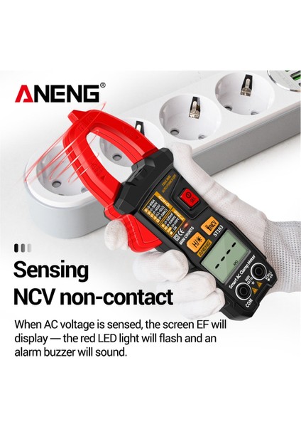 ST193 Kutusu ile Aneng ST193 Dijital Profesyonel Pens Metre 600A Yüksek Akım Ölçer Ac/dc Gerilim Test Cihazı Ncv Sıcaklık Kondansatör Elektrikçi Araçları (Yurt Dışından) fırsatları