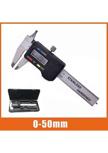 0-50MM Mini Cep Paslanmaz Çelik Dijital Kumpas 50/70/100/150/200/300MM Elektronik Sürmeli Kumpas Kaydırıcı Kaliper Mücevher Kalınlık Ölçer (Yurt Dışından)
