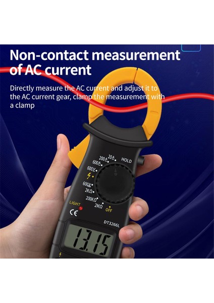 DT3266L Aneng DT3266L Mini Dijital Pens Metre Profesyonel 1999 Sayısı Elektrik Ac/dc Gerilim Multimetre Kelepçe Ohm Sıcaklık Diyot Test Cihazı (Yurt Dışından)