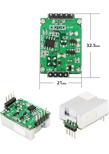Sensör Modülü Ndır Kızılötesi Karbon Dioksit Sensör Modülü Co2 Konsantrasyonu Algılama Hava Kalitesi Algılama Ekran Modülü/sensör Modülü (Yurt Dışından)