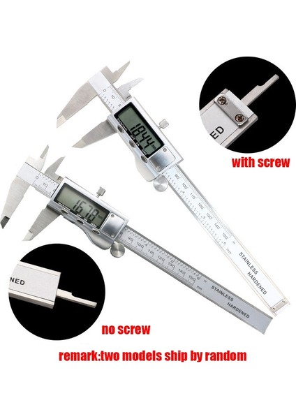 0-50MM Şerit Endüstriyel Seviye Metal Kasa Paslanmaz Çelik Dijital Kumpas 0-50MM 0-150MM 200MM 300MM Elektronik Slayt Kumpas Mikrometre Ölçer (Yurt Dışından) fırsatları