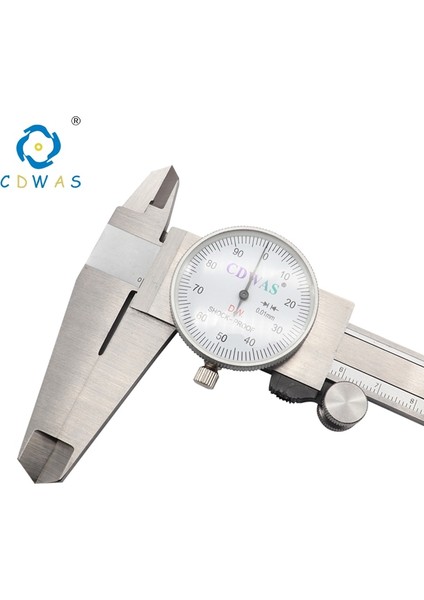 Cdwas 0-150 0.01 Arama Kumpasları 0-150 0-200 300 mm 0.01MM Yüksek Hassasiyetli Sanayi Paslanmaz Çelik Sürmeli Kumpas Darbeye Dayanıklı Metrik Ölçme Aracı (Yurt Dışından)