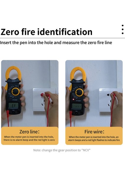 Kırmızı 1 Takım Taşınabilir Kelepçe Metre Dijital Multimetre Voltmetre Ohmmetre Direnç Kapasite Ac Dc Akım Gerilim Elektrik Test Cihazı (Yurt Dışından) fiyatları